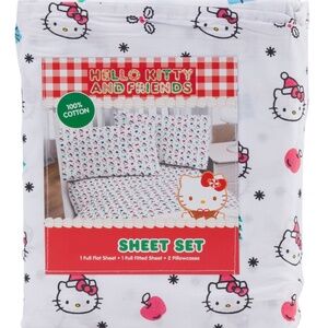 Hello Kitty Christmas Candy Cane Sheet set
